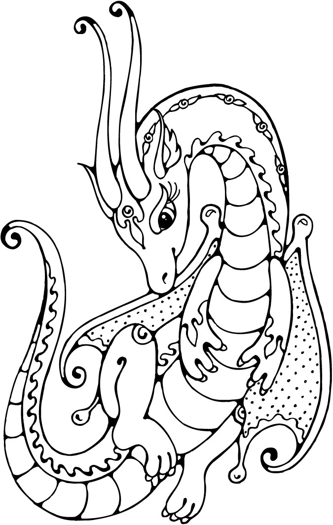 Dragon Coloring Books For Adults
 Coloring Pages Dragon Coloring Pages Free and Printable