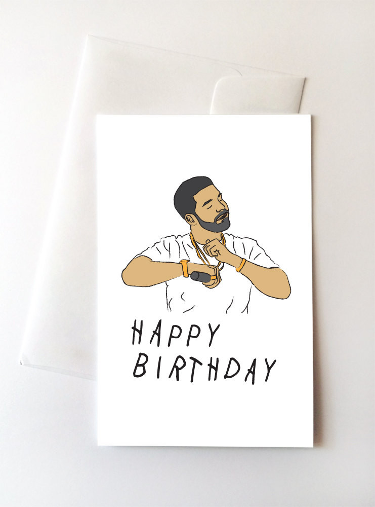 Drake Birthday Card
 Drake Dancing Happy Birthday Card