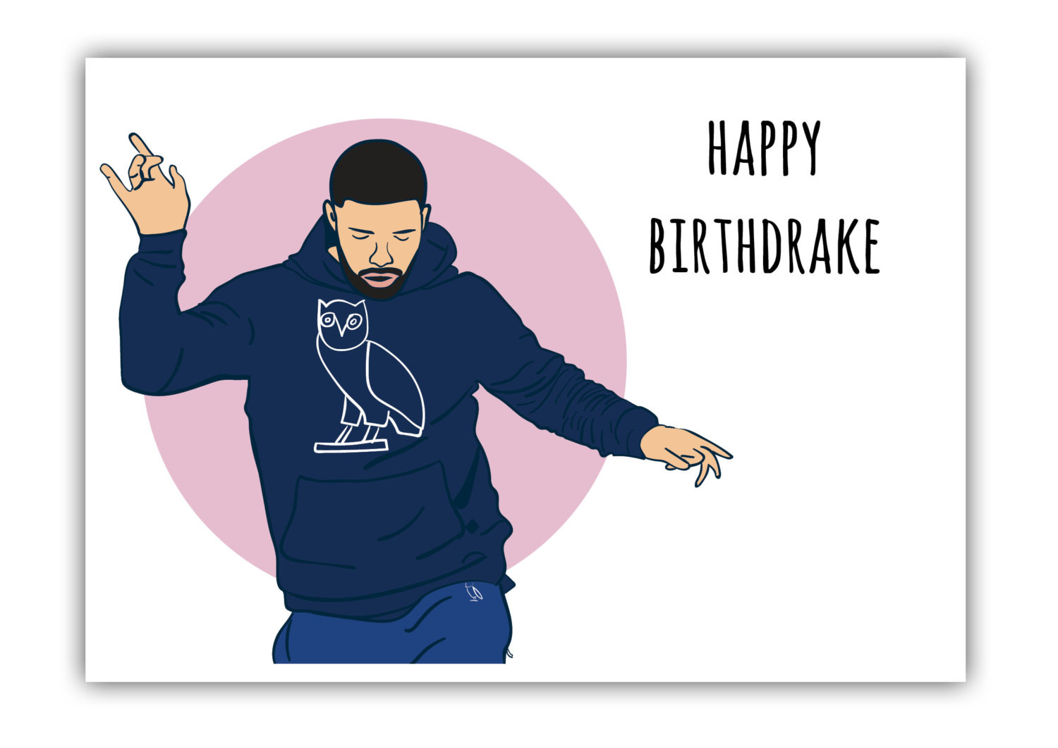 Drake Birthday Card
 Happy birthdrake card drake birthday greeting by