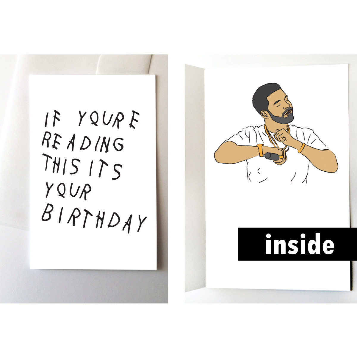 Drake Birthday Card
 Drake Happy Birthday Card