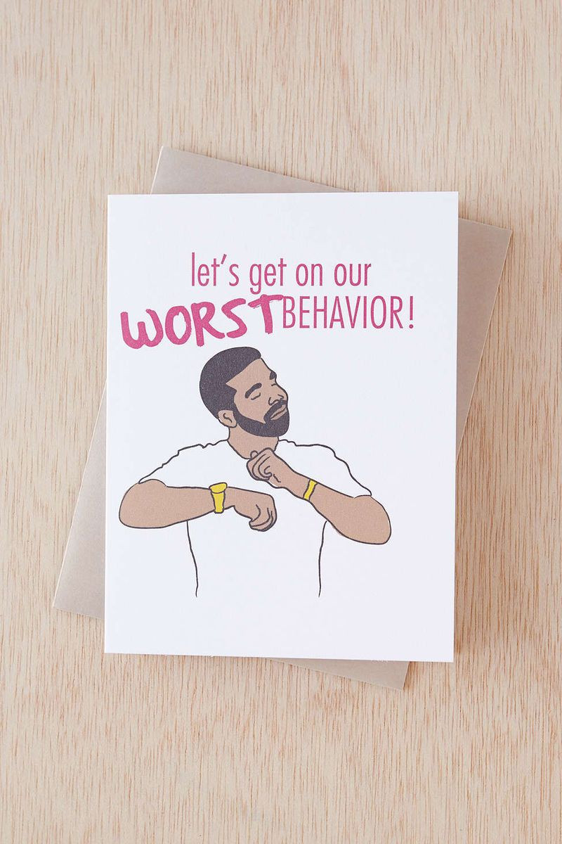 Drake Birthday Card
 Suggestive Rapper Cards