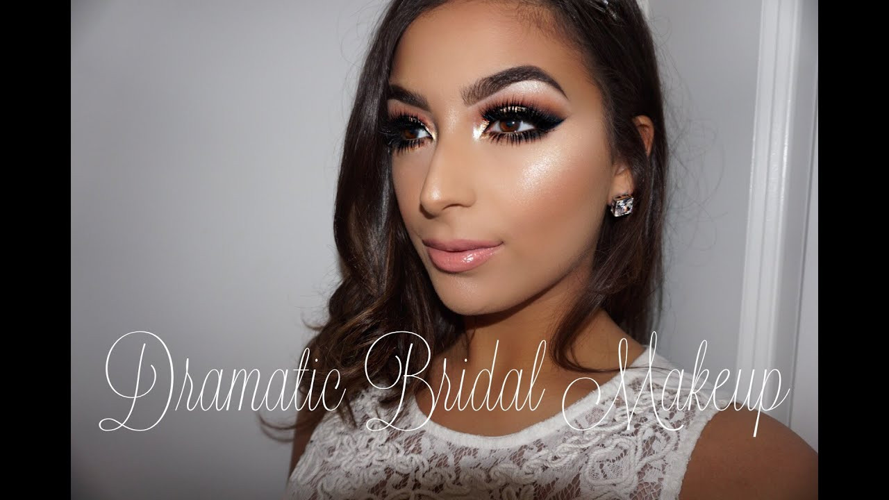 Dramatic Bridal Makeup
 Dramatic Bridal Makeup Smoked Out Wing