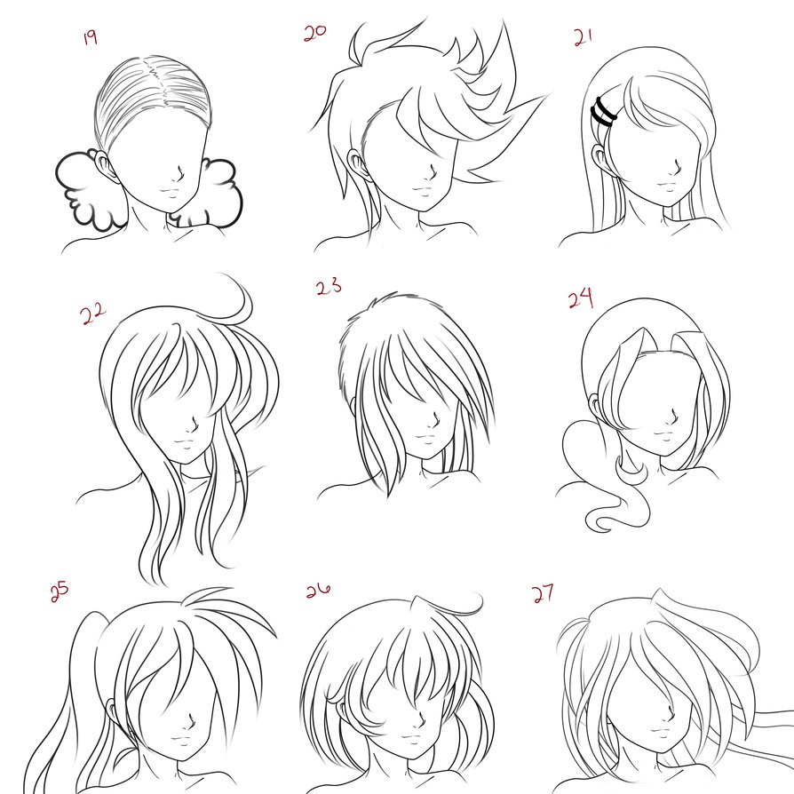 Draw Anime Hairstyles
 Cute Anime Hairstyles trends hairstyle