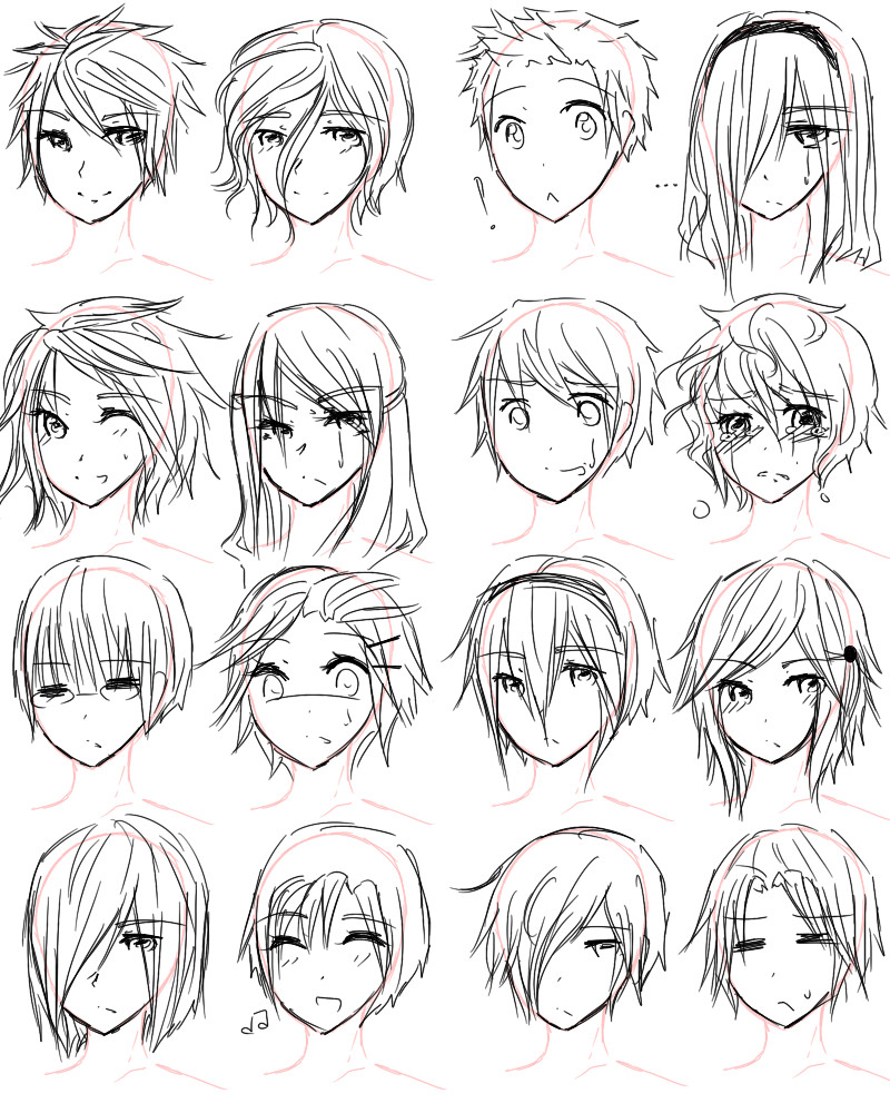 Draw Anime Hairstyles
 How to Draw Anime Hairstyles for Girls