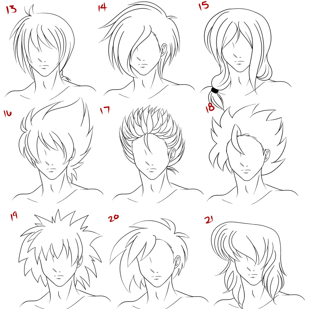 Draw Anime Hairstyles
 Top Image of Anime Hairstyles Male