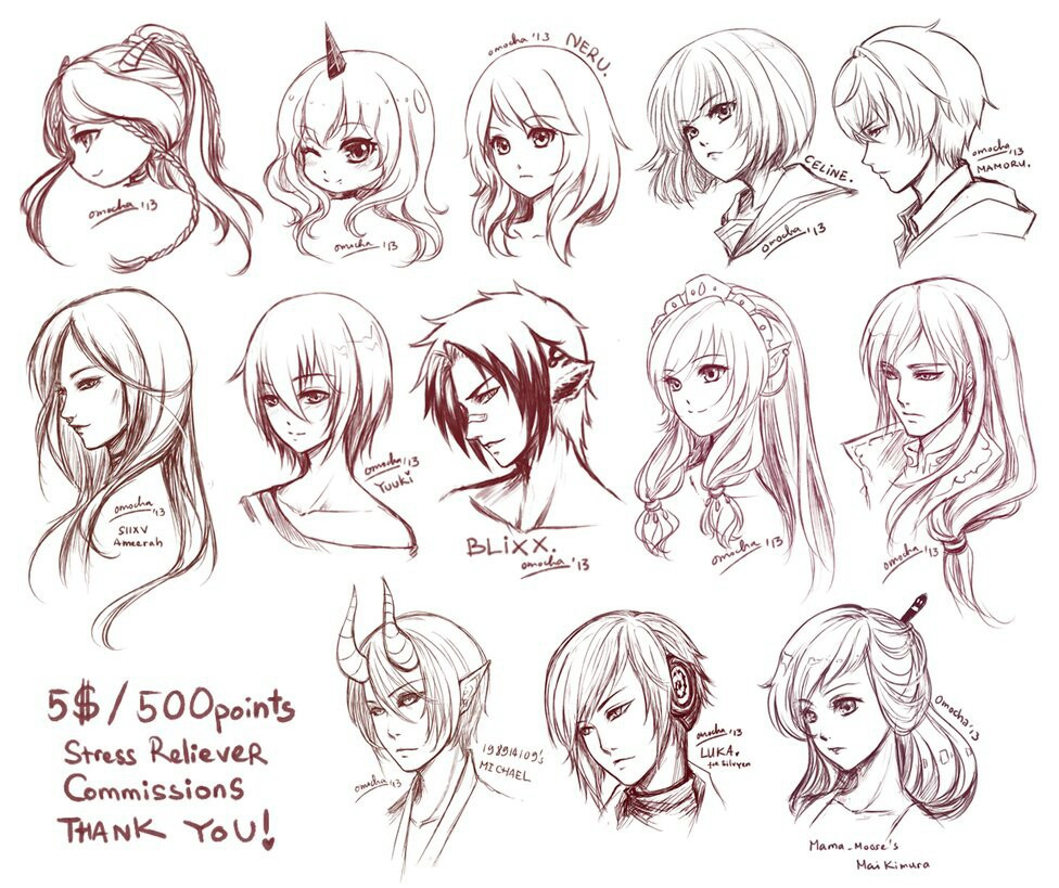 Drawing Female Hairstyles
 Female Hairstyles Drawing at GetDrawings