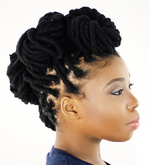 Dreadlock Updo Hairstyles
 40 Updo Hairstyles for Black Women Ranging From Elegant to