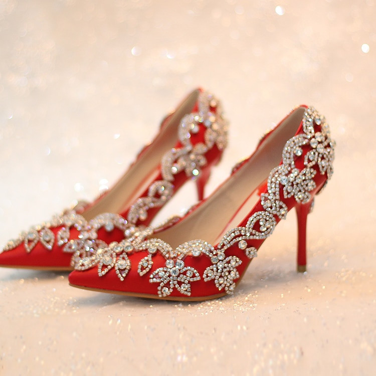 Dressy Shoes For Wedding
 women pumps 2016 red bridal shoes high heels wedding shoes