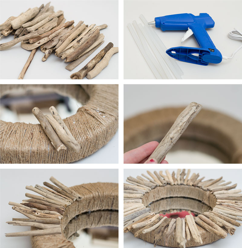 Driftwood Mirror DIY
 Easy DIY Driftwood Mirror