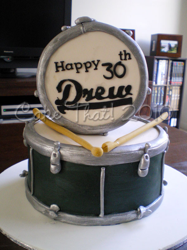 Drum Birthday Cake
 Cake That 2010 Semester 2 begins
