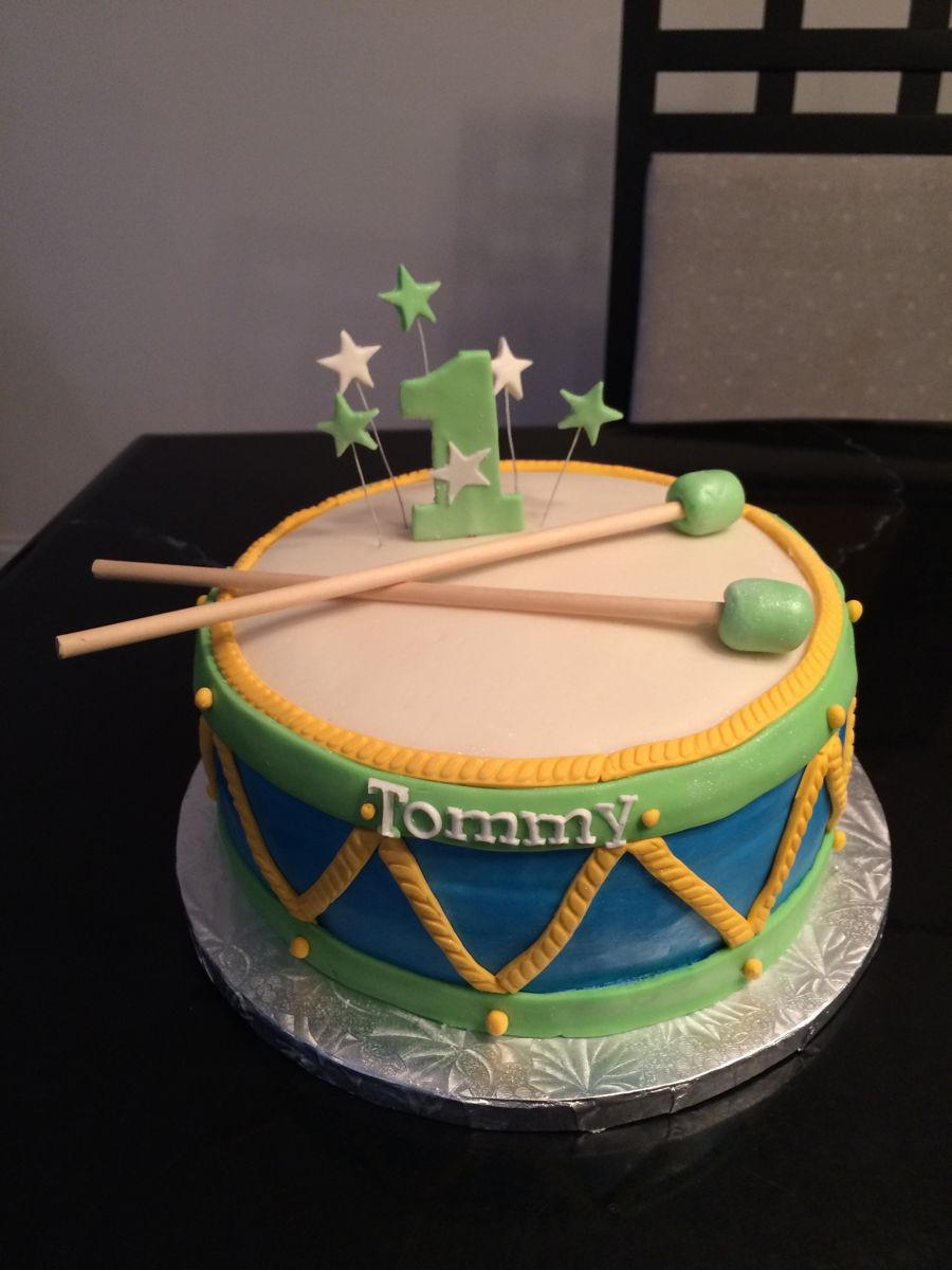 Drum Birthday Cake
 Drum Cake CakeCentral