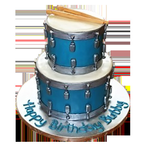 Drum Birthday Cake
 Best Custom Birthday Cake in NYC