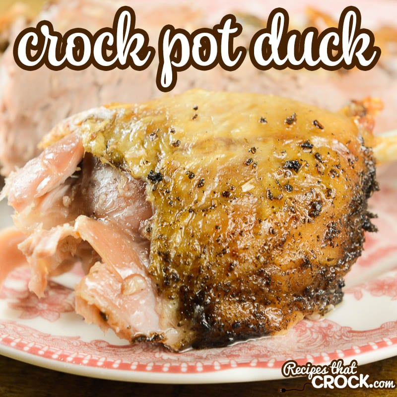 Duck Recipes Slow Cooker
 Crock Pot Duck Recipes That Crock