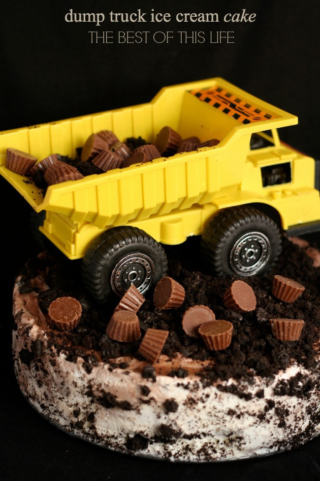 Dump Truck Birthday Cake
 A Dump Truck Birthday Party for Little A The Best of