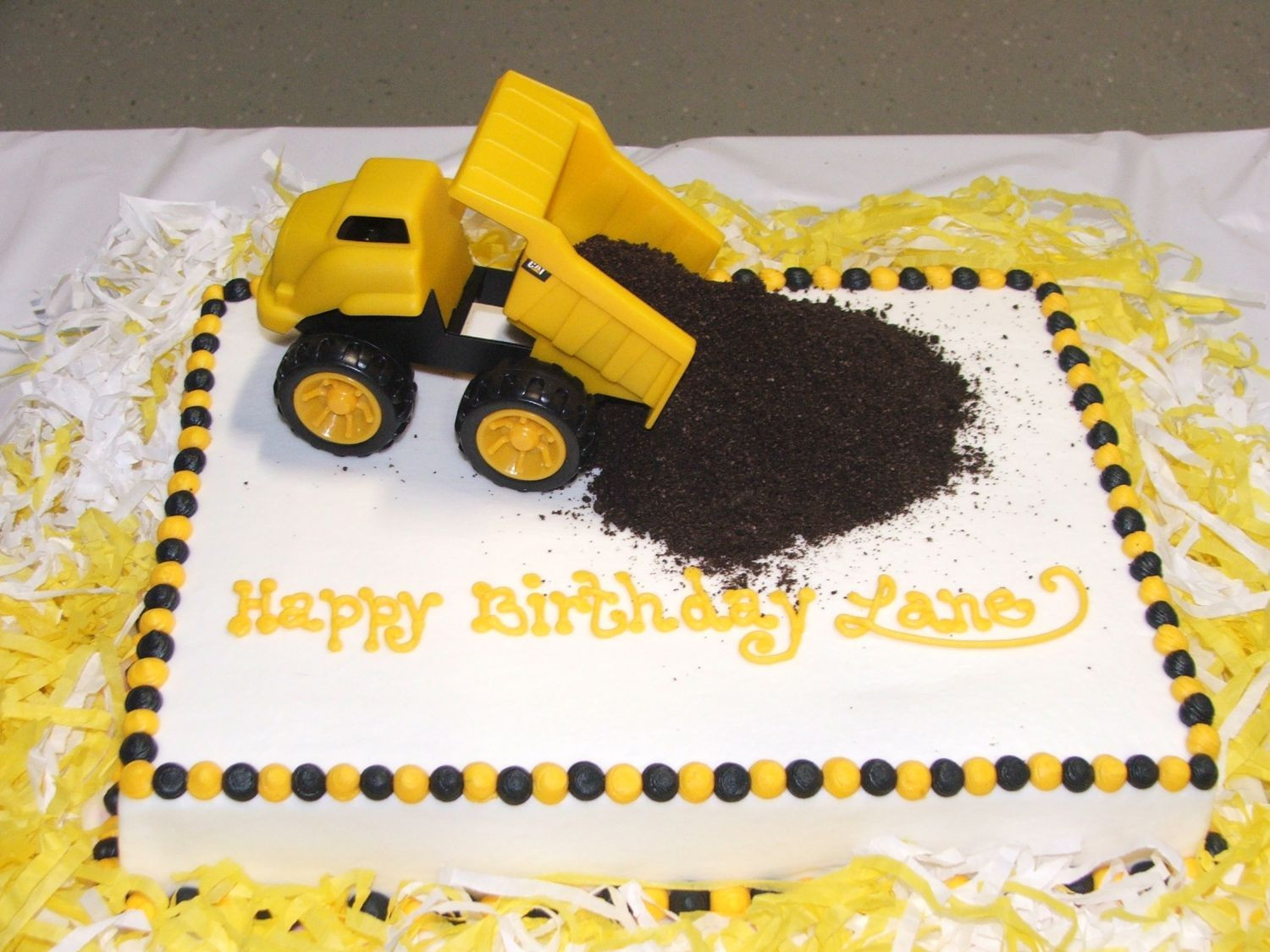 Dump Truck Birthday Cake
 Dump Truck With images