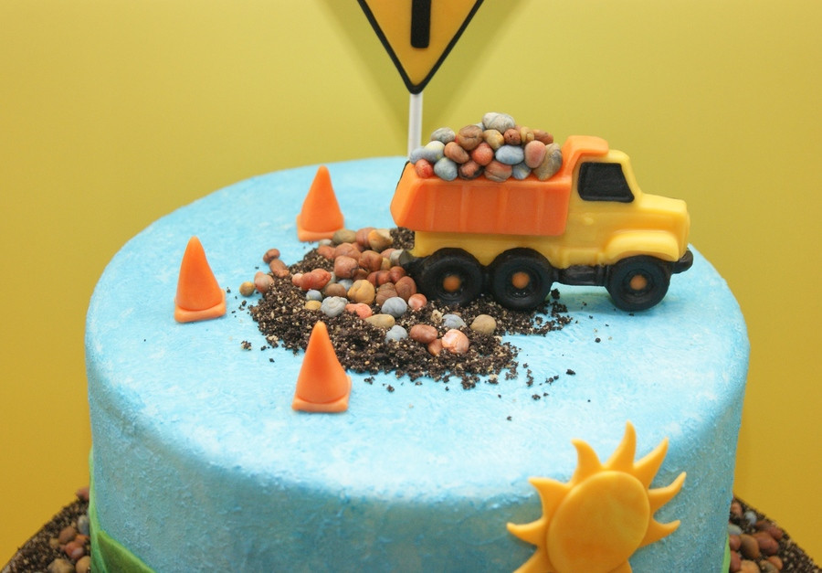 Dump Truck Birthday Cake
 My Dumptruck Birthday Cake CakeCentral
