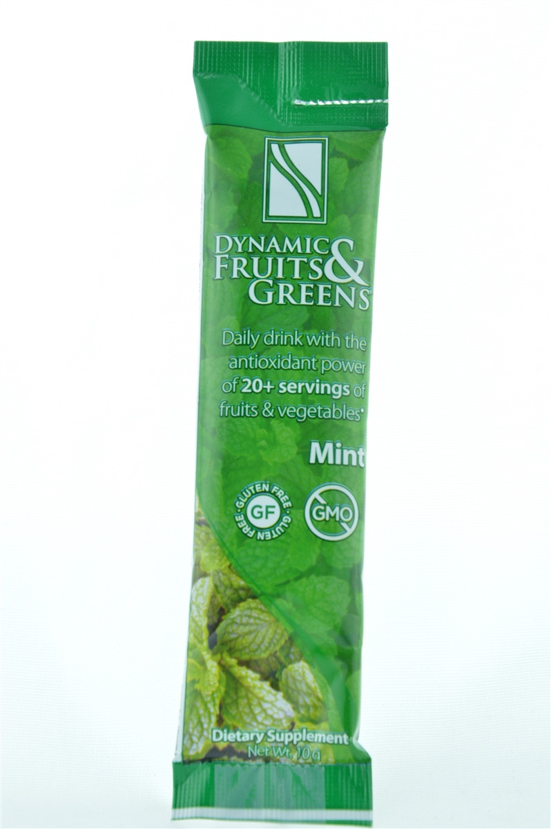 Dynamic Fruits And Greens
 Dynamic Fruits & Greens TO GO Original Mint 1 Packet 10