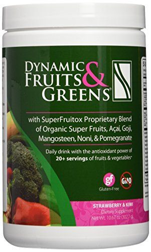 Dynamic Fruits And Greens
 Dynamic Fruits & Greens Strawberry Kiwi Flavor Certified