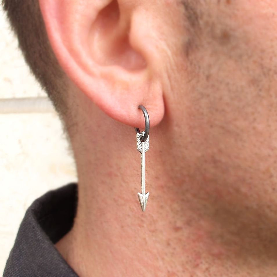 Earrings For Men
 Mens Earring Arrow Earring for men Uni Jewelry Mens