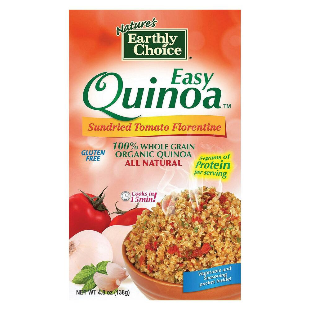 Earthly Grains Quinoa
 Nature s Earthly Choice Easy Quinoa Tomato Case 6