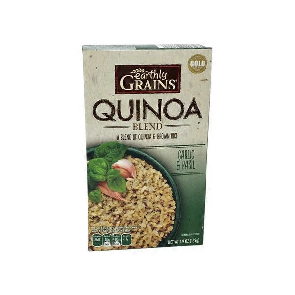 Earthly Grains Quinoa
 Earthly Grains Garlic & Basil Quinoa Blends 4 9 oz from