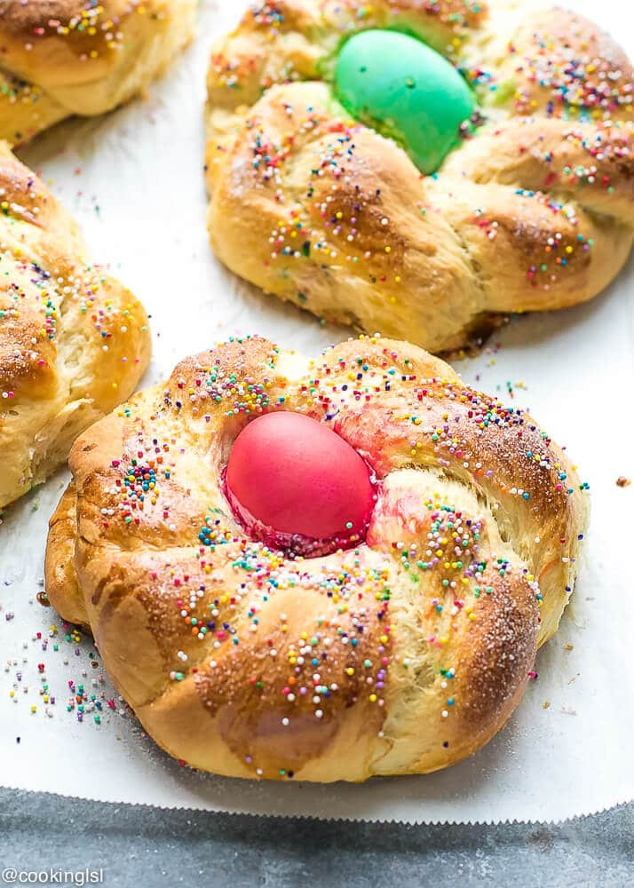 Easter Bread Recipe
 Mini Braided Easter Bread Recipe Cooking LSL