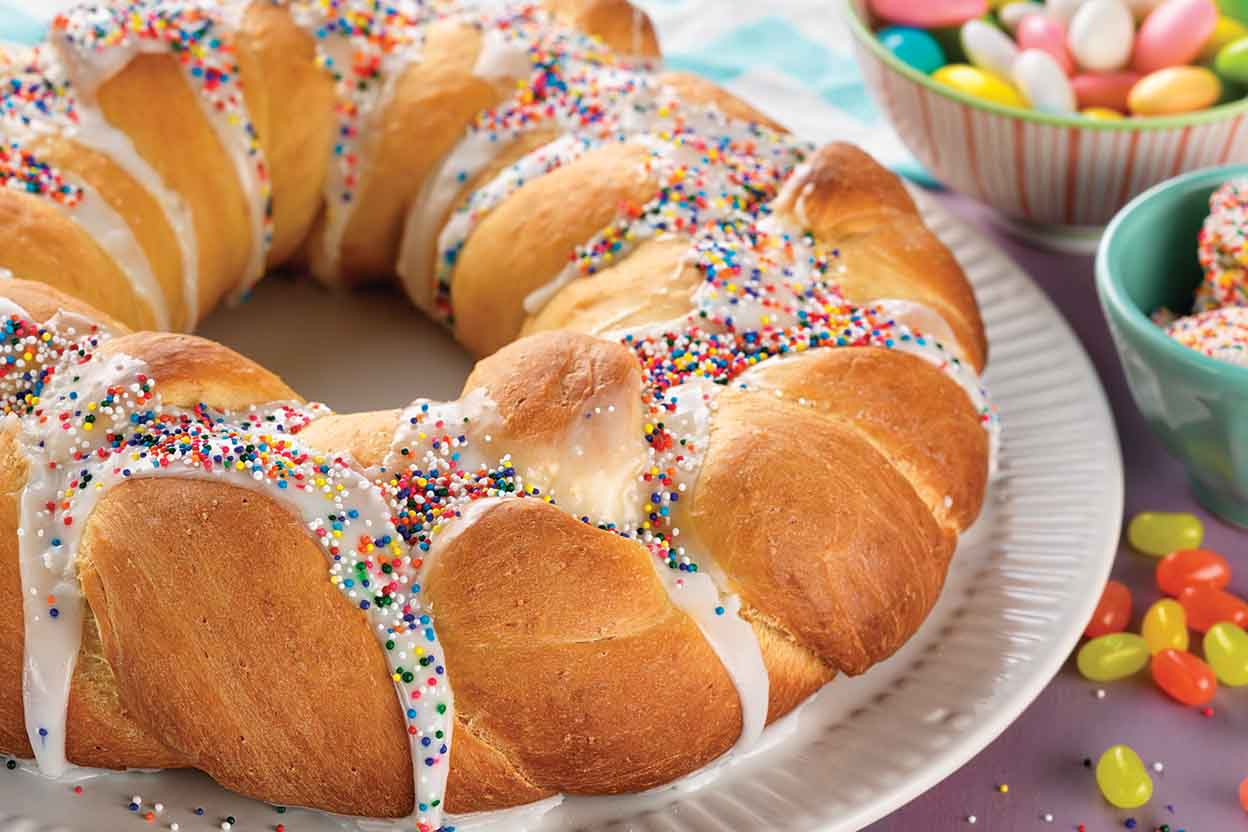 Easter Bread Recipe
 Easter Bread Wreath Recipe