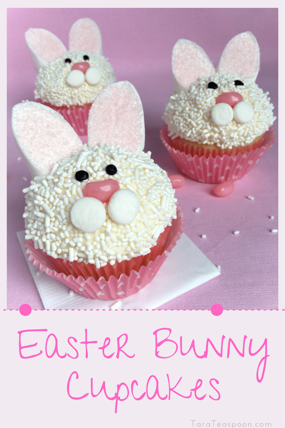 Easter Cupcakes Images
 Easy Easter Bunny Cupcakes and Chick Cupcakes