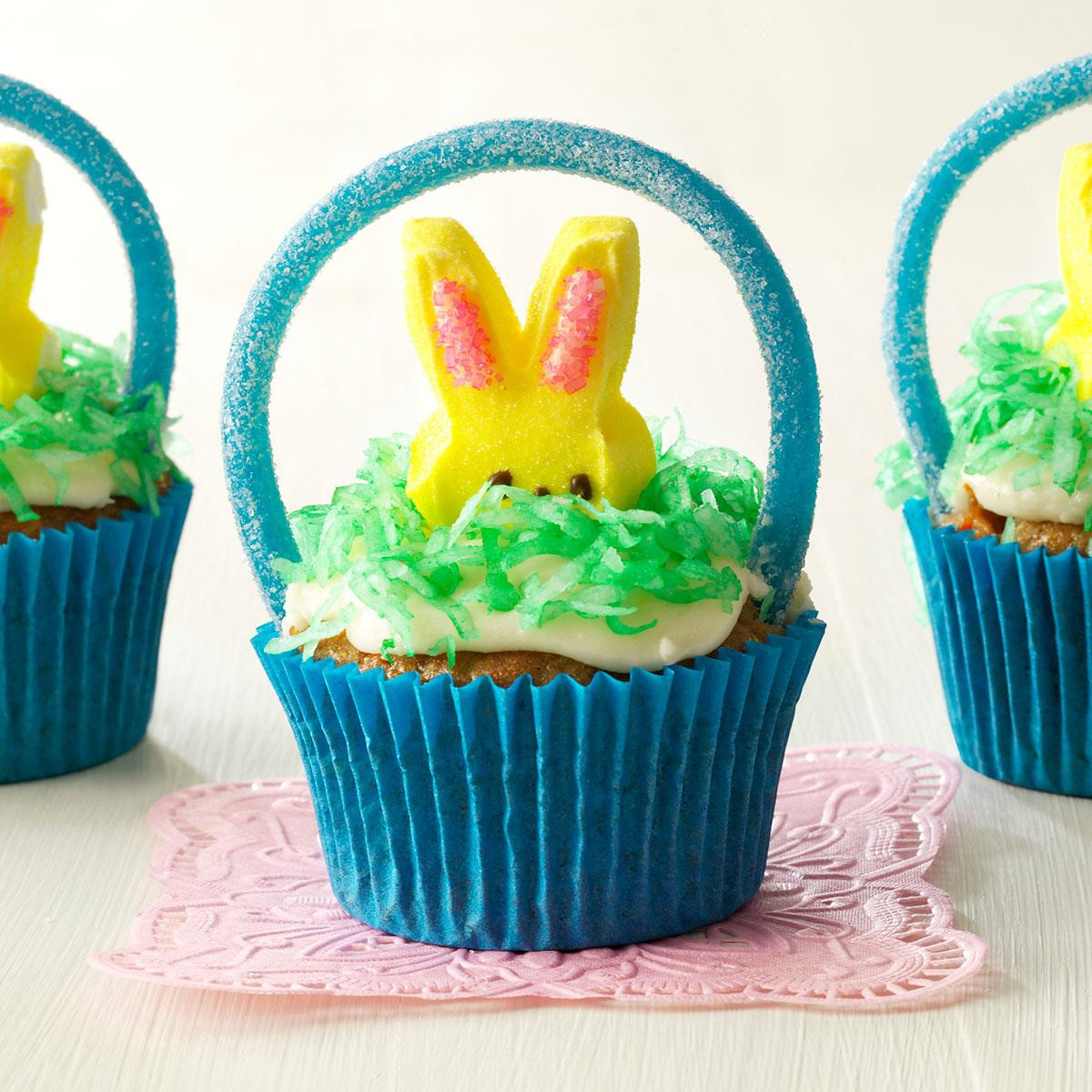 Easter Cupcakes Images
 Easter Basket Cupcakes Recipe