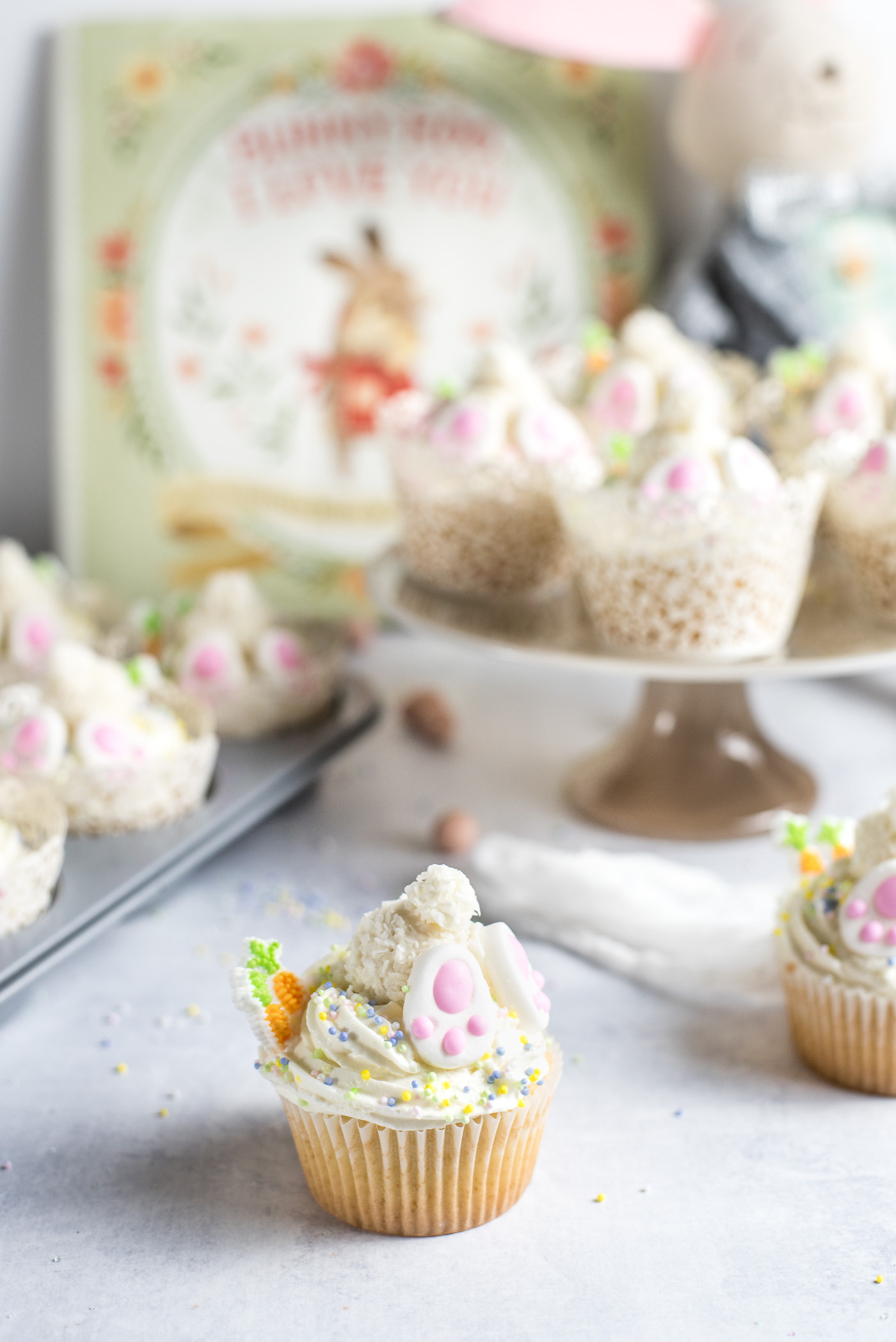 Easter Cupcakes Images
 Easter Bunny Coconut Cupcakes GastroSenses