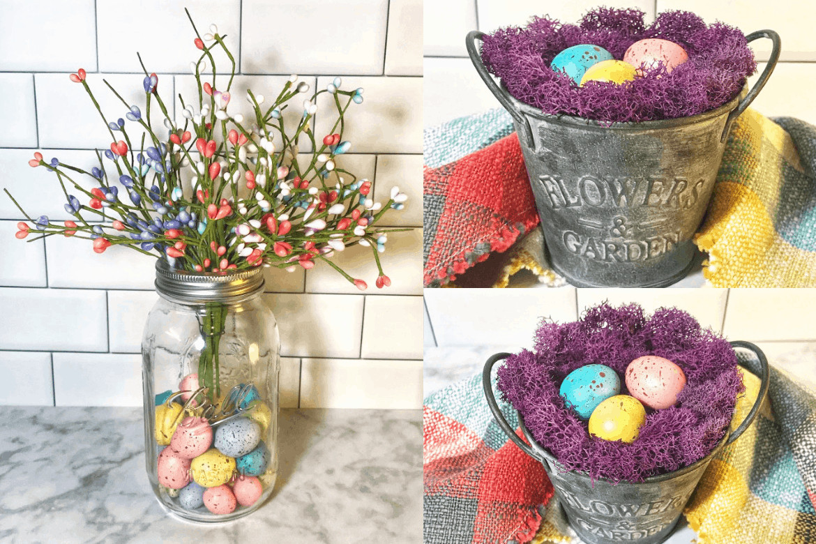 Easter Diy Decorations
 Easy DIY Farmhouse Easter Decorations For Your Home