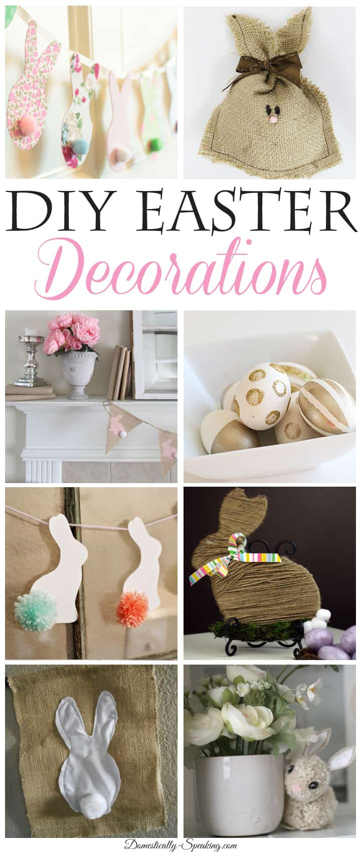 Easter Diy Decorations
 Inspire Me Monday 52 Domestically Speaking
