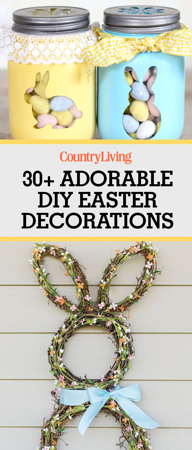 Easter Diy Decorations
 30 DIY Easter Decorations from Pinterest Homemade Easter