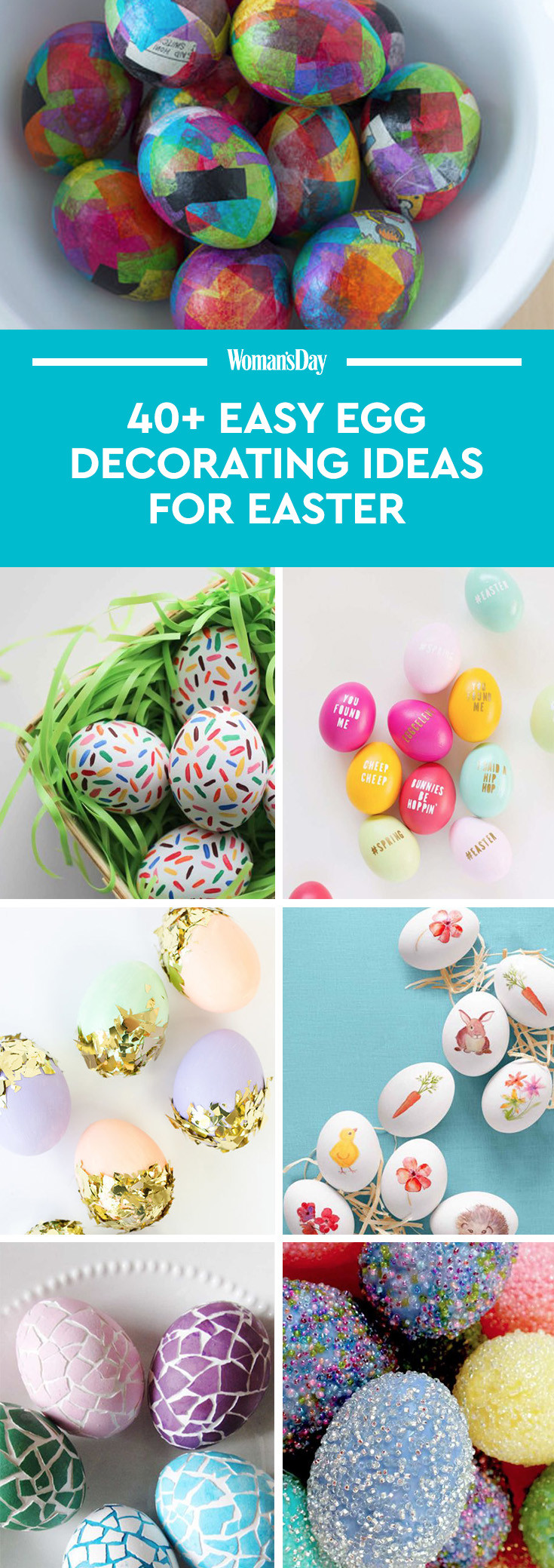 Easter Egg Decoration Ideas
 42 Cool Easter Egg Decorating Ideas Creative Designs for