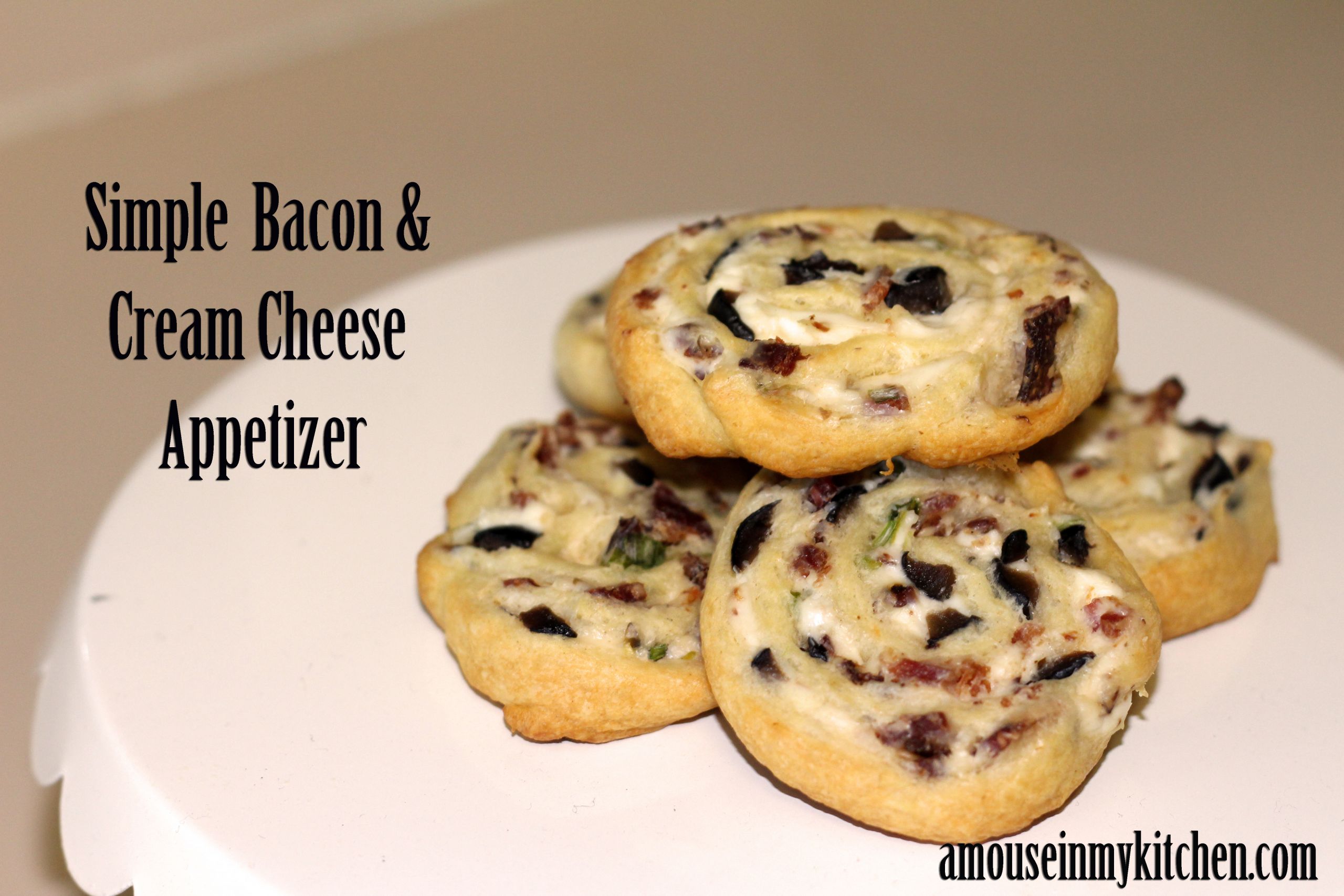 Easy Appetizers With Cream Cheese
 Simple Bacon & Cream Cheese Appetizer A Mouse In My