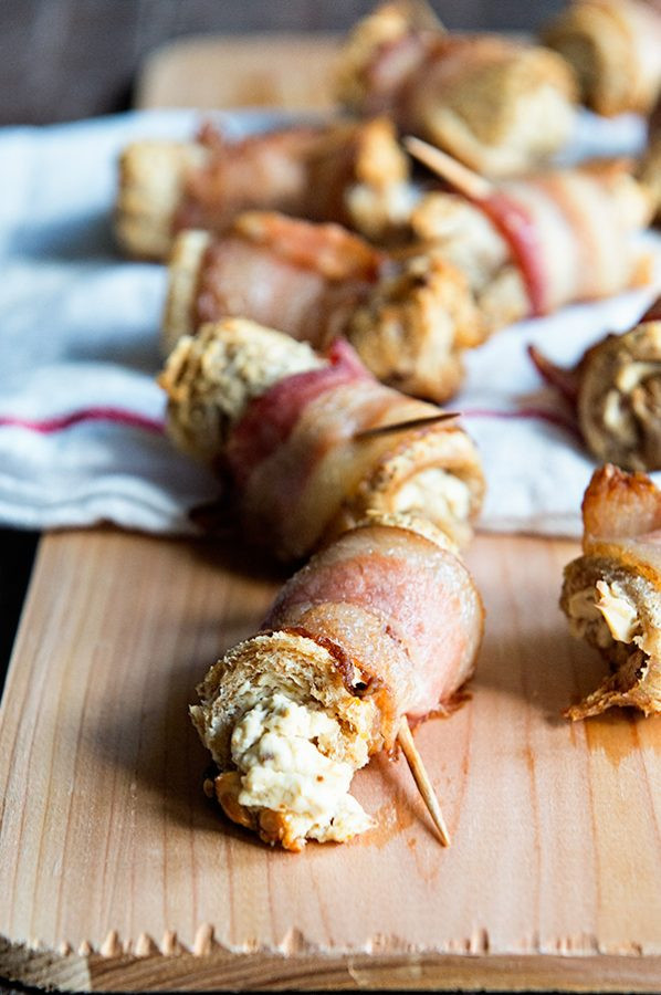 Easy Appetizers With Cream Cheese
 Easy Appetizers Bacon Cream Cheese Rollups Dine and Dish