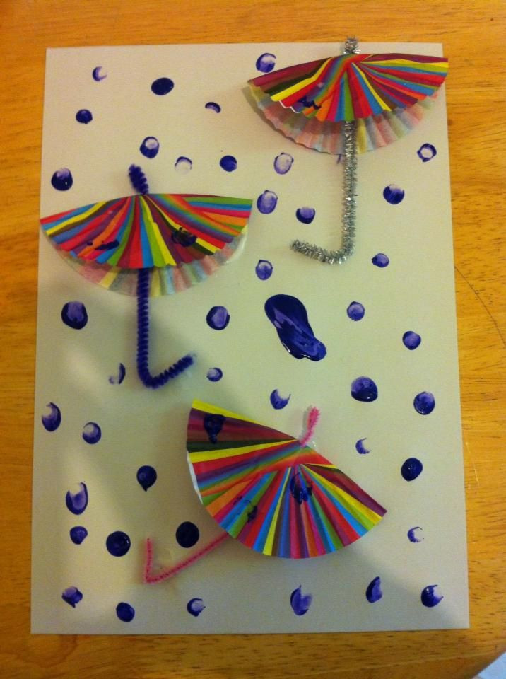 Easy Art For Preschoolers
 Easy weather art activity for preschoolers and reception