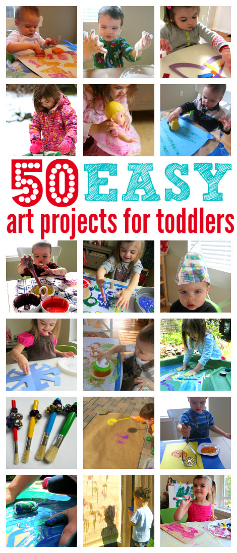 Easy Art Projects For Toddlers
 50 Easy Art Projects For Toddlers No Time For Flash Cards