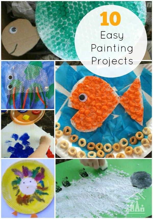 Easy Art Projects For Toddlers
 10 Easy Painting Projects for Siblings to do to her