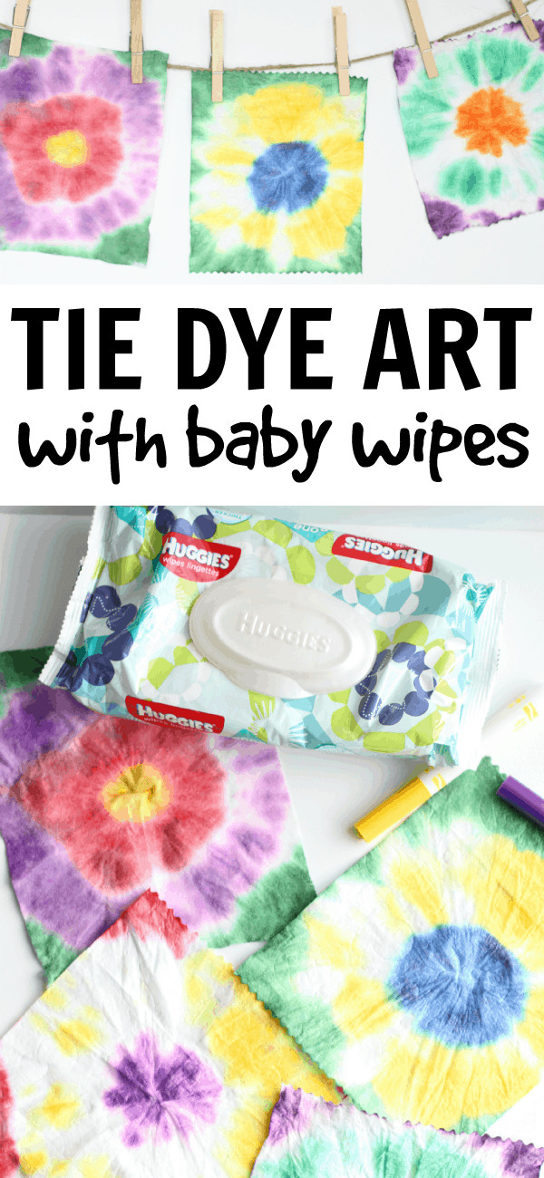 Easy Art Projects For Toddlers
 Easy Tie Dye Art with Baby Wipes I Can Teach My Child