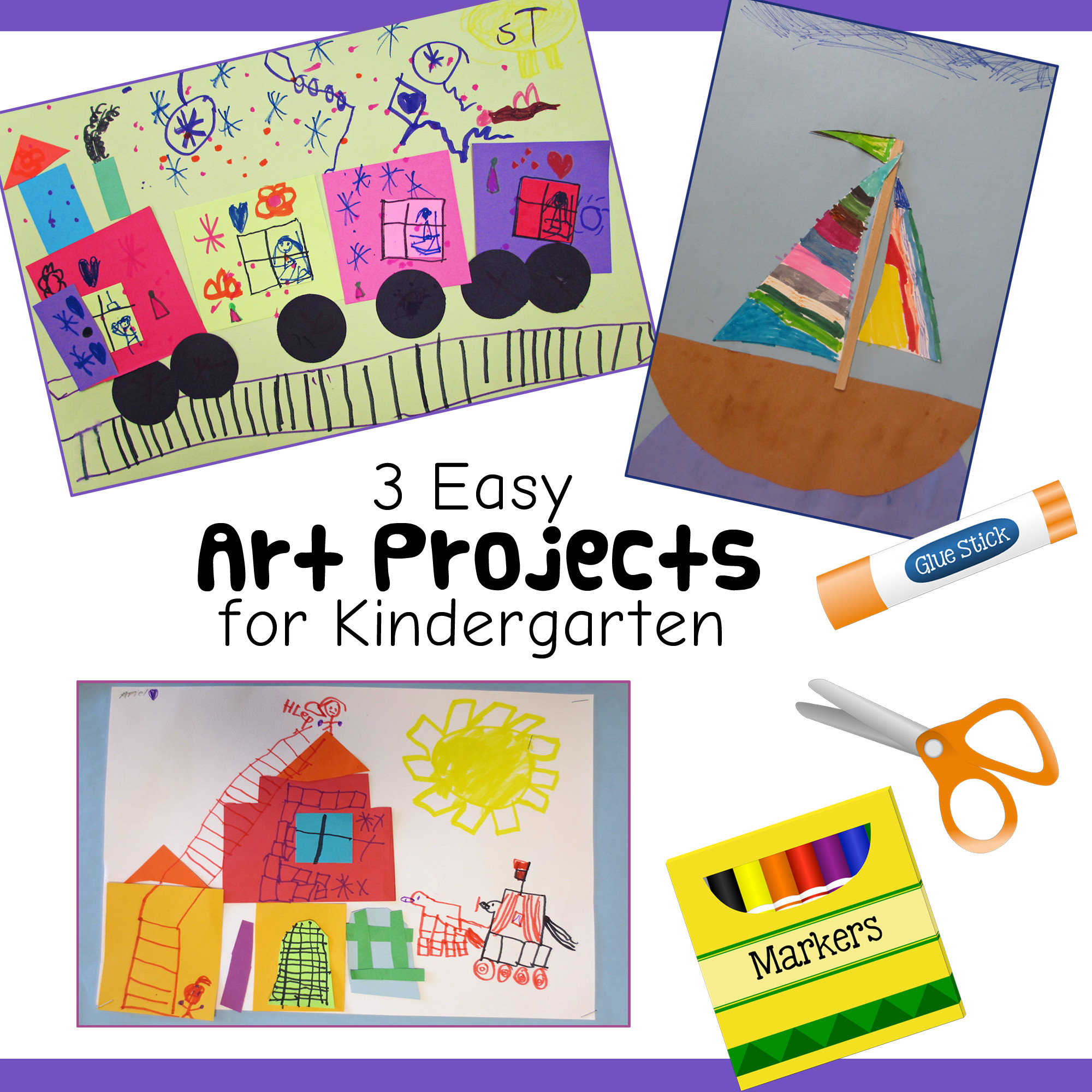 Easy Art Projects Preschoolers
 3 Fun and Easy Kindergarten Art Lessons