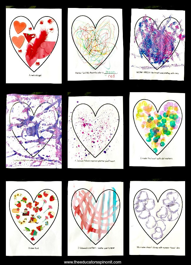 Easy Art Projects Preschoolers
 Heart Art for Preschool and Toddlers The Educators Spin