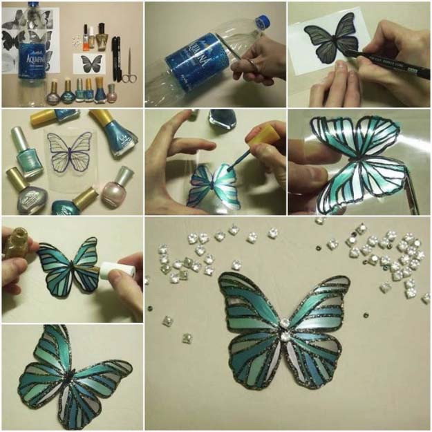 Easy Arts And Crafts For Adults
 31 Incredibly Cool DIY Crafts Using Nail Polish