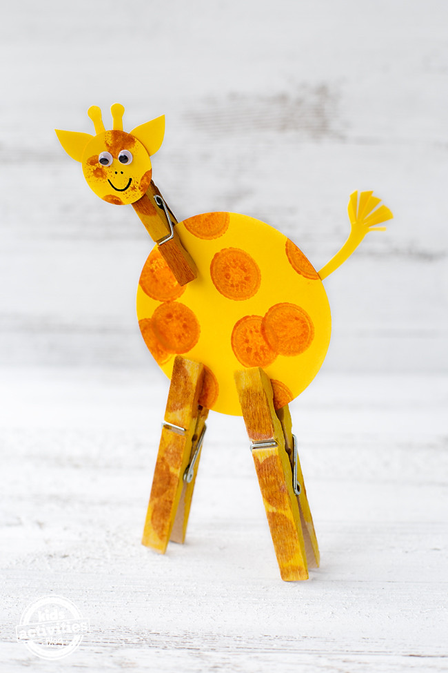 Easy Arts And Crafts For Toddlers
 Easy Giraffe Craft for Kids