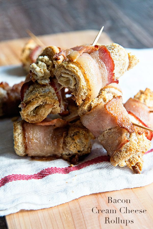 Easy Bacon Appetizers
 Easy Appetizers Bacon Cream Cheese Rollups Dine and Dish