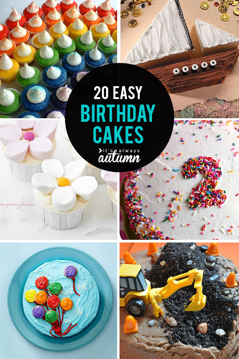 Easy Birthday Cake Decorating Ideas
 20 easy birthday cakes that anyone can decorate It s