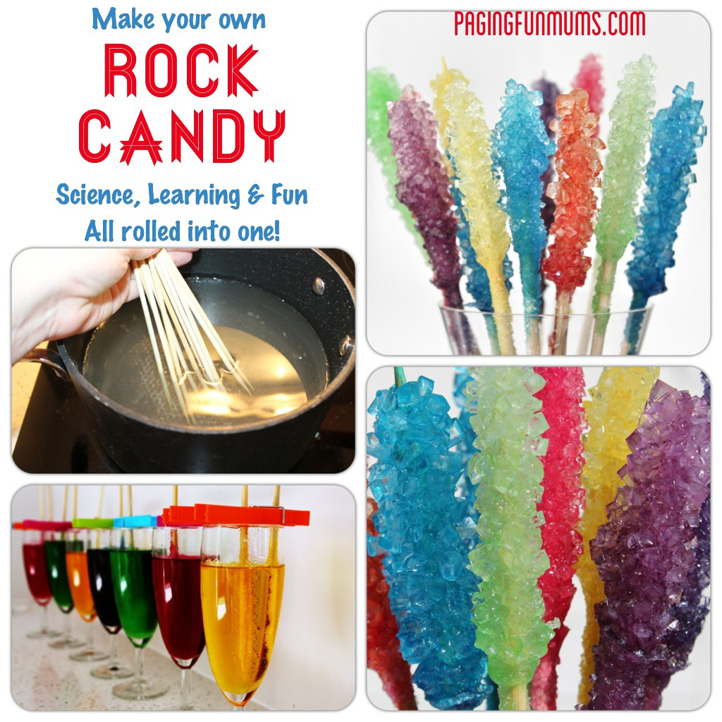 Easy Candy Recipes For Kids To Make
 How to make your very own Rock Candy at home