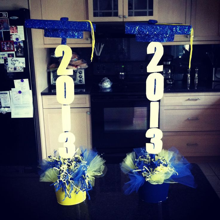 Easy Centerpiece Ideas For Graduation Party
 Graduation Centerpieces