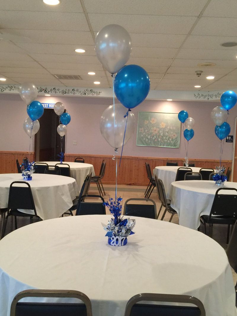 Easy Centerpiece Ideas For Graduation Party
 Simple balloon centerpieces graduation centerpieces