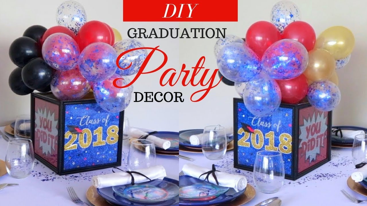 Easy Centerpiece Ideas For Graduation Party
 Super Easy & Affordable Graduation Party Decorations